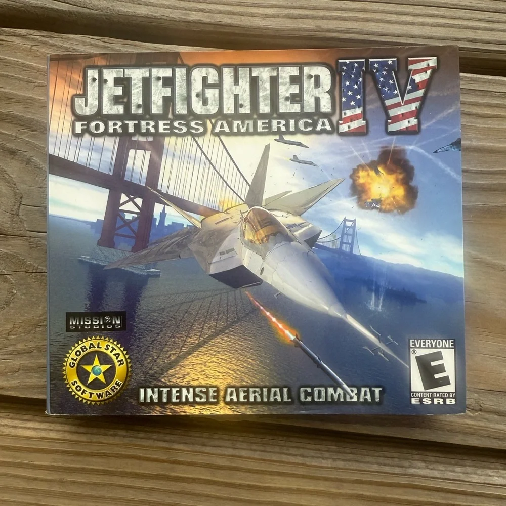 Jetfighter IV Fortress America PC CD-ROM Game 2002 Flight SIM Fast Ship
